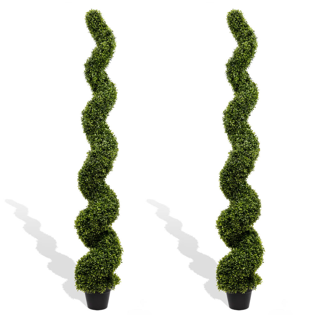 Outdoor Uv-resistant Plastic Boxwood Topiary Tree - image 1