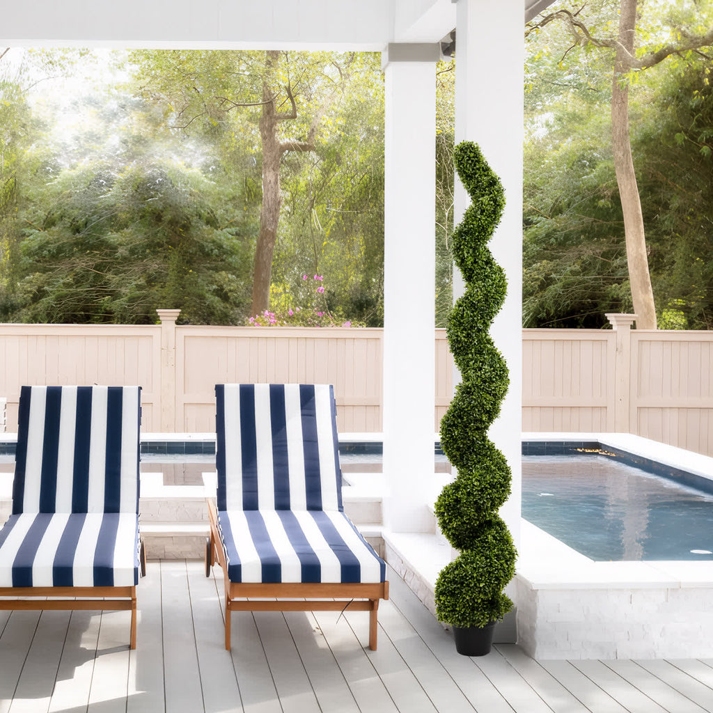 Outdoor Uv-resistant Plastic Boxwood Topiary Tree - image 5