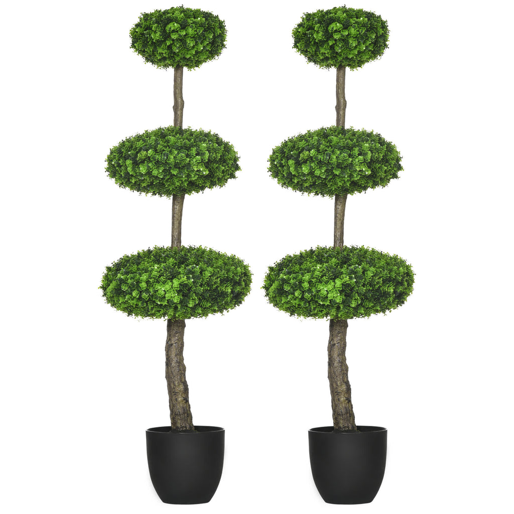 Artificial Boxwood Topiary Trees Decor