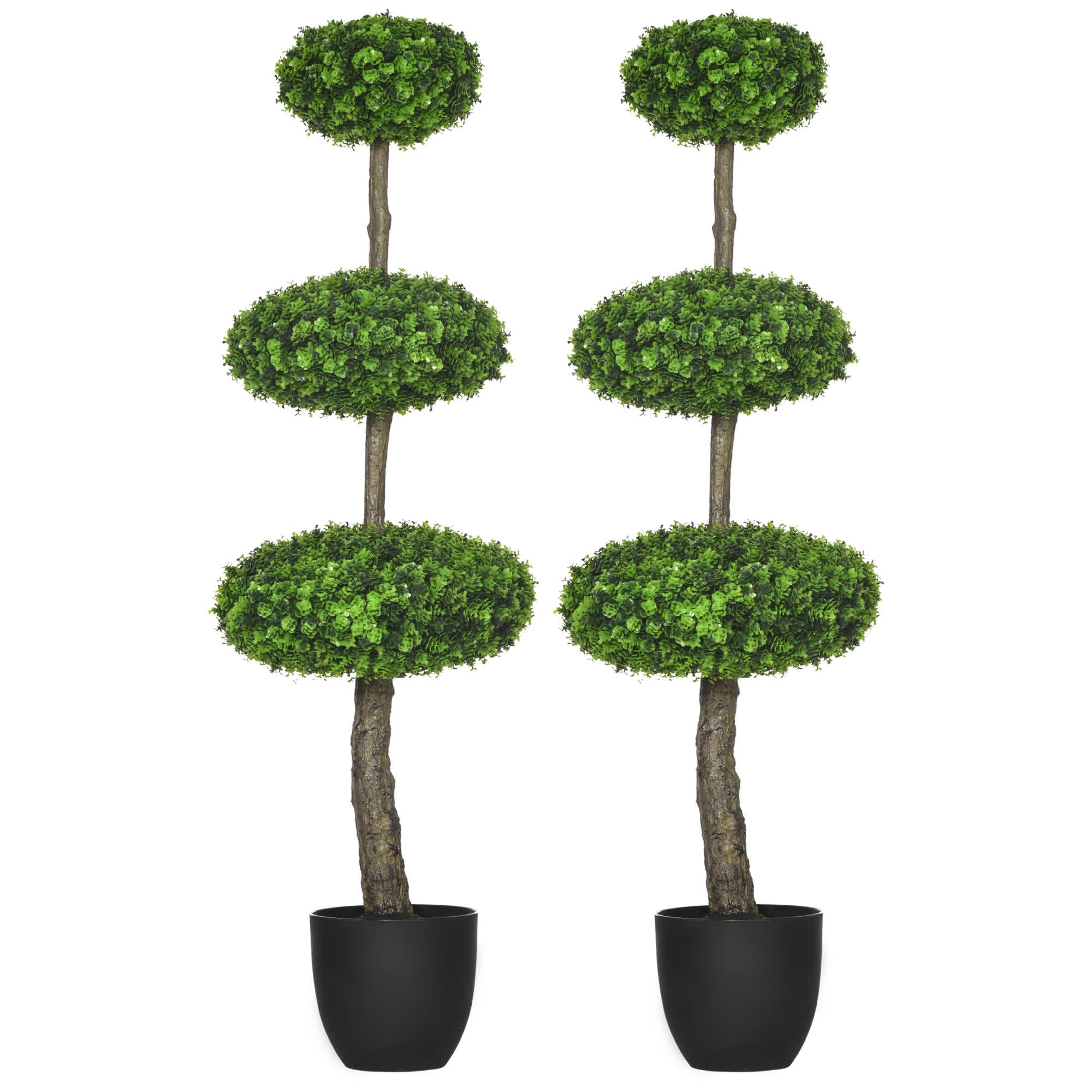 Artificial Boxwood Topiary Trees Decor