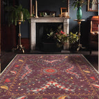 Retro Paisley Washable Durable Anti-slip Area Rug  - image 1