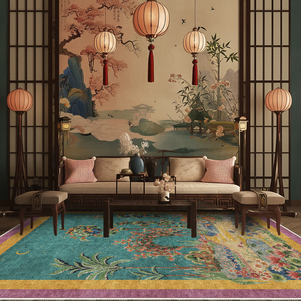 Natural Landscape Anti-slip Indoor Outdoor Rug - image 1