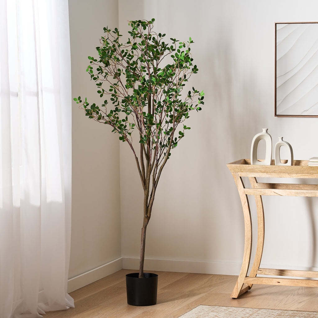 Artificial Milan Leaf Bonsai Decor - image 6