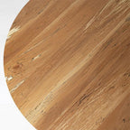 Natural Wood Solid Wood Round Dining Table - image 6