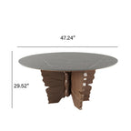 Walnut Butterfly-shaped Base Solid Wood Dining Table - image 8
