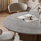 Walnut Butterfly-shaped Base Solid Wood Dining Table - image 6