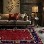  Anti-slip Washable Elegant Flowers Area Rug - image 0