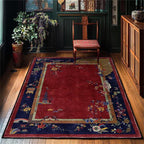  Anti-slip Washable Elegant Flowers Area Rug - image 2
