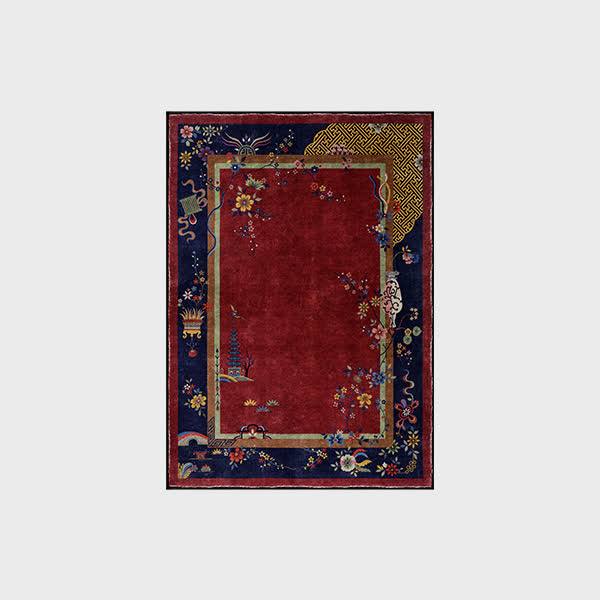  Anti-slip Washable Elegant Flowers Area Rug - 60" x 96" - image 3
