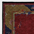  Anti-slip Washable Elegant Flowers Area Rug - image 4