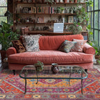 Retro Persian Geometric Anti-slip Indoor Outdoor Rug - image 1