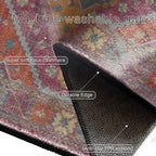 Retro Persian Geometric Anti-slip Indoor Outdoor Rug - image 5