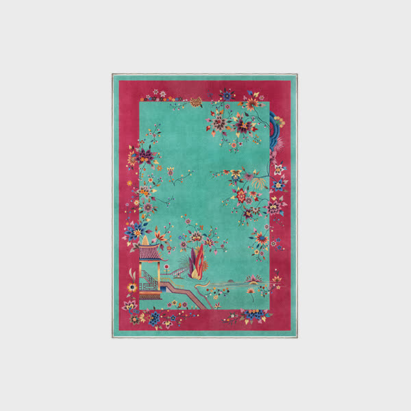 Elegant Floral Soft Anti-slip Area Rug - 60" x 96" - image 5