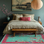 Elegant Floral Soft Anti-slip Area Rug - image 2