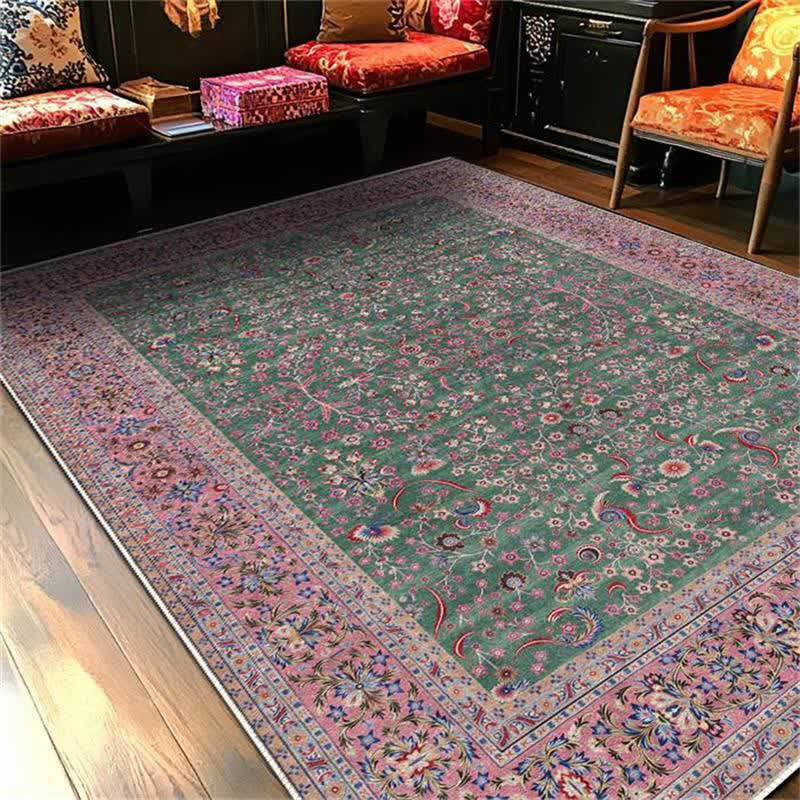 Vintage Flower Soft Foldable Area Rug - image 3