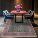 Vintage Flower Soft Foldable Area Rug - image 1
