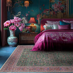 Vintage Flower Soft Foldable Area Rug - image 0
