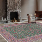 Vintage Flower Soft Foldable Area Rug - image 2