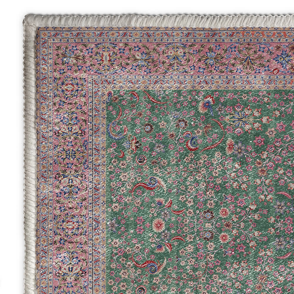 Vintage Flower Soft Foldable Area Rug - image 5