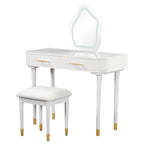 Modern Vanity Drawers Table Stool Set  - image 1