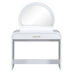 Makeup Vanity Table with Mirror Touch Screen Lighted Mirror - image 1