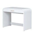 Makeup Vanity Table with Mirror Touch Screen Lighted Mirror - image 9