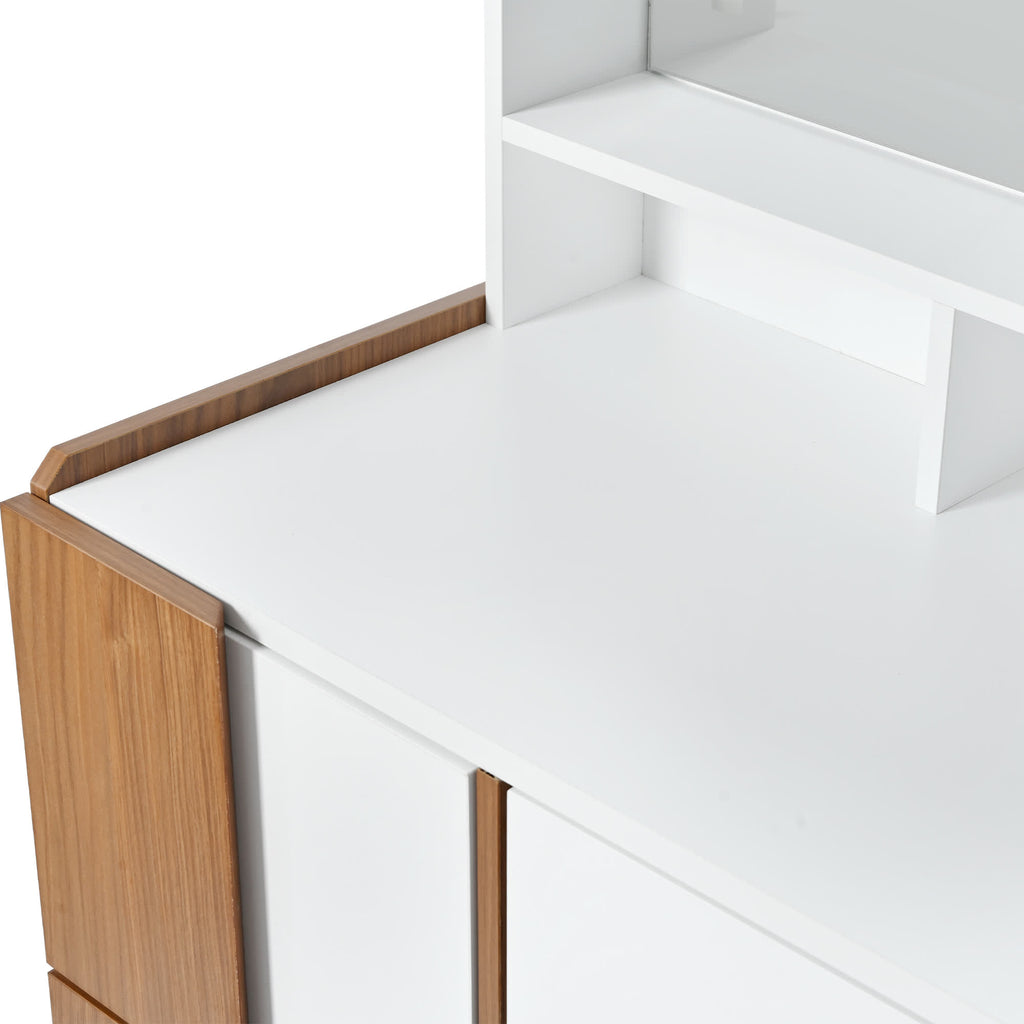 Elegant Vanity Drawers Table