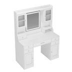 Large Vanity Drawers & Shelves Table - image 1