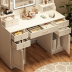 Large Vanity Drawers & Shelves Table - image 4