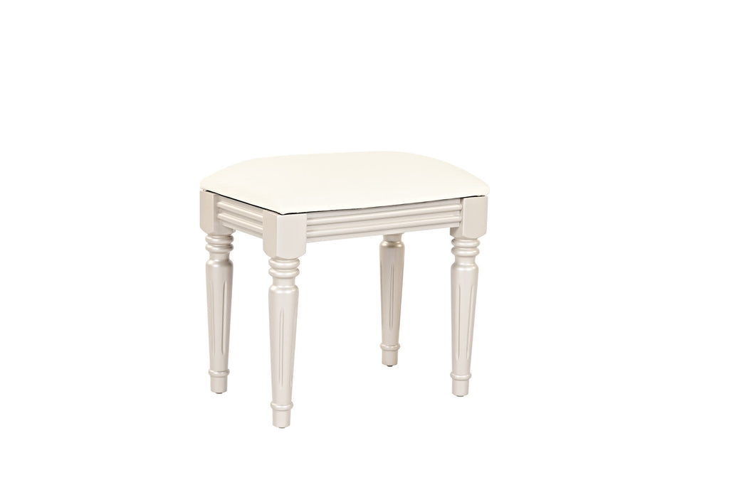 Luxury Height-Adjustable Vanity Desk Stool Set - image 11