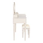 Luxury Height-Adjustable Vanity Desk Stool Set - image 6