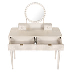 Luxury Height-Adjustable Vanity Desk Stool Set - image 5