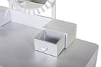 Luxury Height-Adjustable Vanity Desk Stool Set - image 22