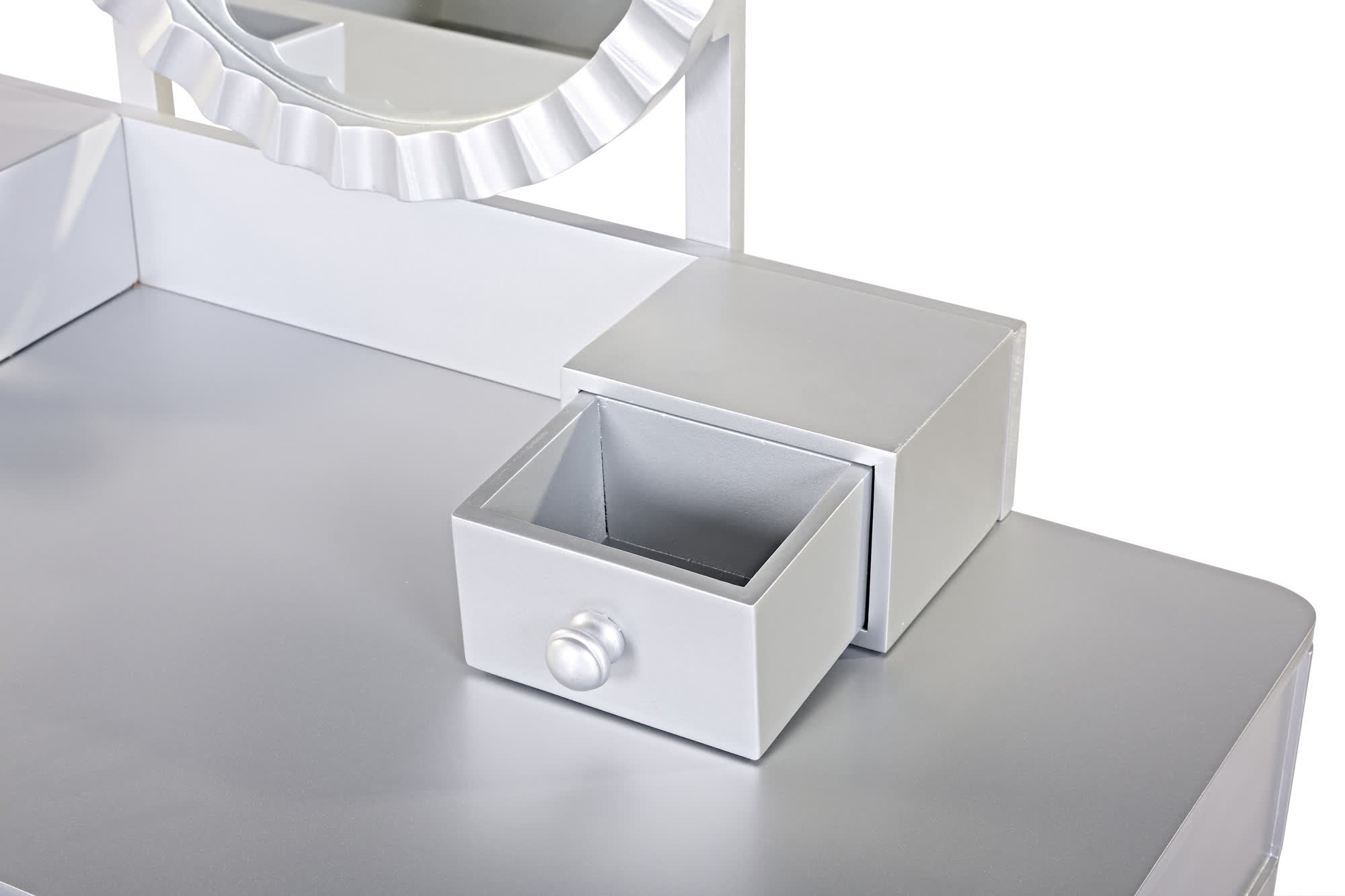 Luxury Height-Adjustable Vanity Desk Stool Set - image 22
