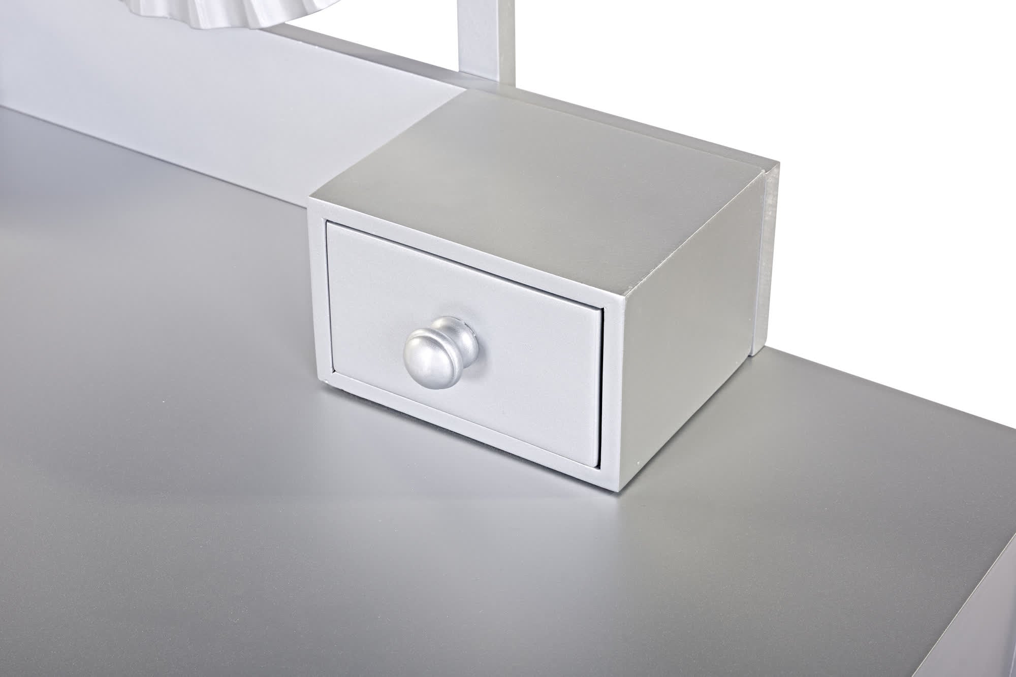 Luxury Height-Adjustable Vanity Desk Stool Set - image 23