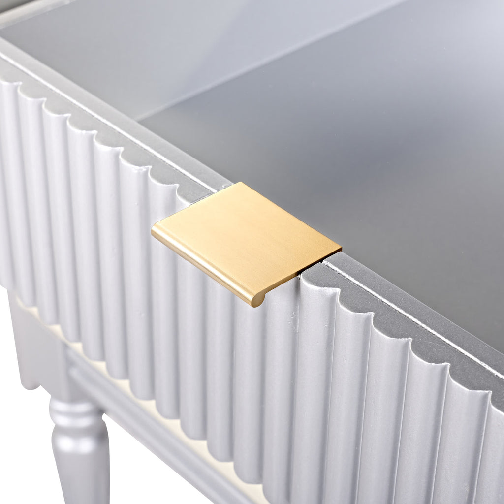 Luxury Height-Adjustable Vanity Desk Stool Set