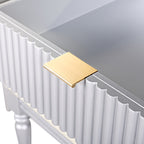 Luxury Height-Adjustable Vanity Desk Stool Set - image 24