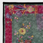 Oriental Floral Anti-slip Washable Area Rug - image 3