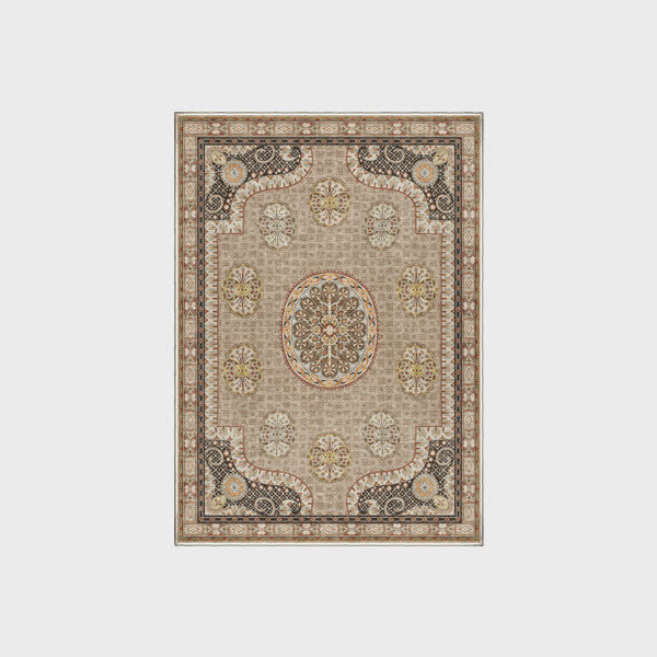 Iffhome Anti-slip Washable Luxurious Persian Area Rug