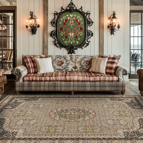 Anti-slip Washable Luxurious Persian Area Rug - image 1