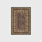 Baroque Leopard Anti-slip Indoor Outdoor Rug - Pink & Brown - 60" x 96" - image 17