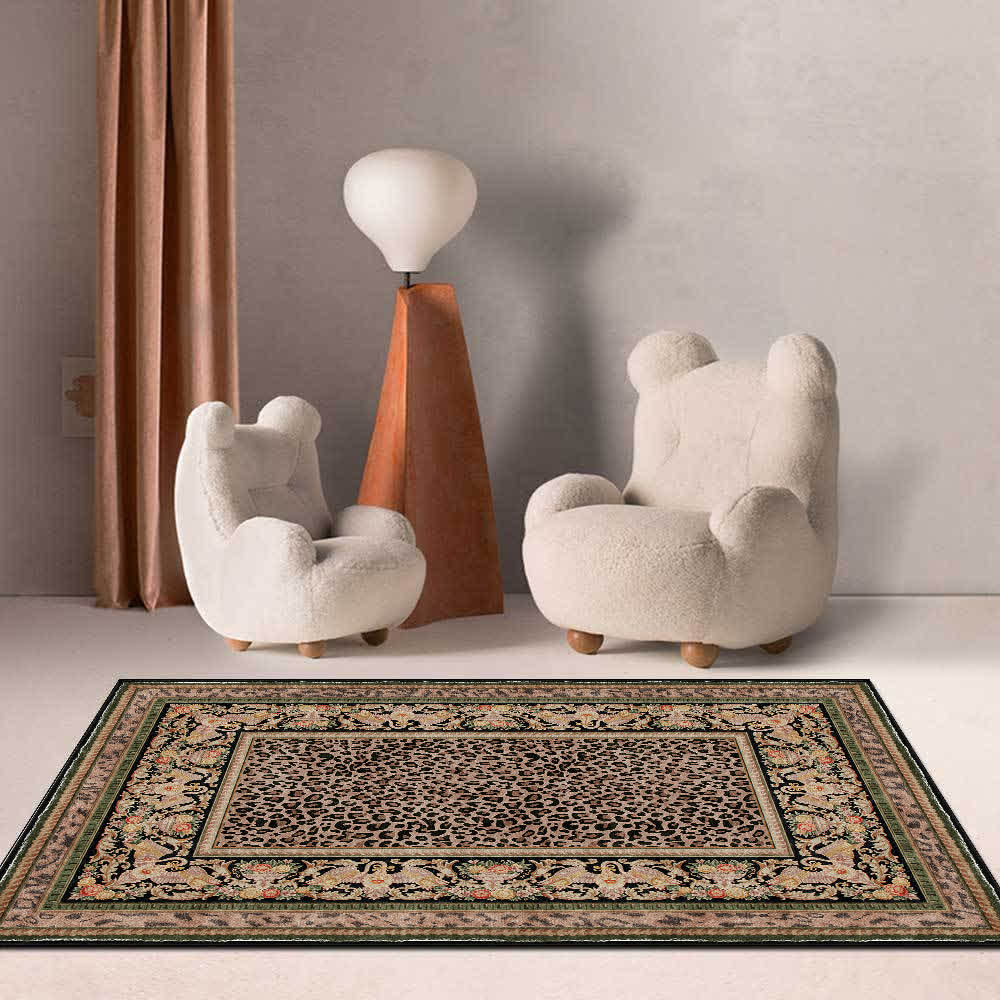 Baroque Leopard Anti-slip Indoor Outdoor Rug - image 16