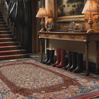 Elegant Floral Foldable Anti-slip Area Rug - image 2