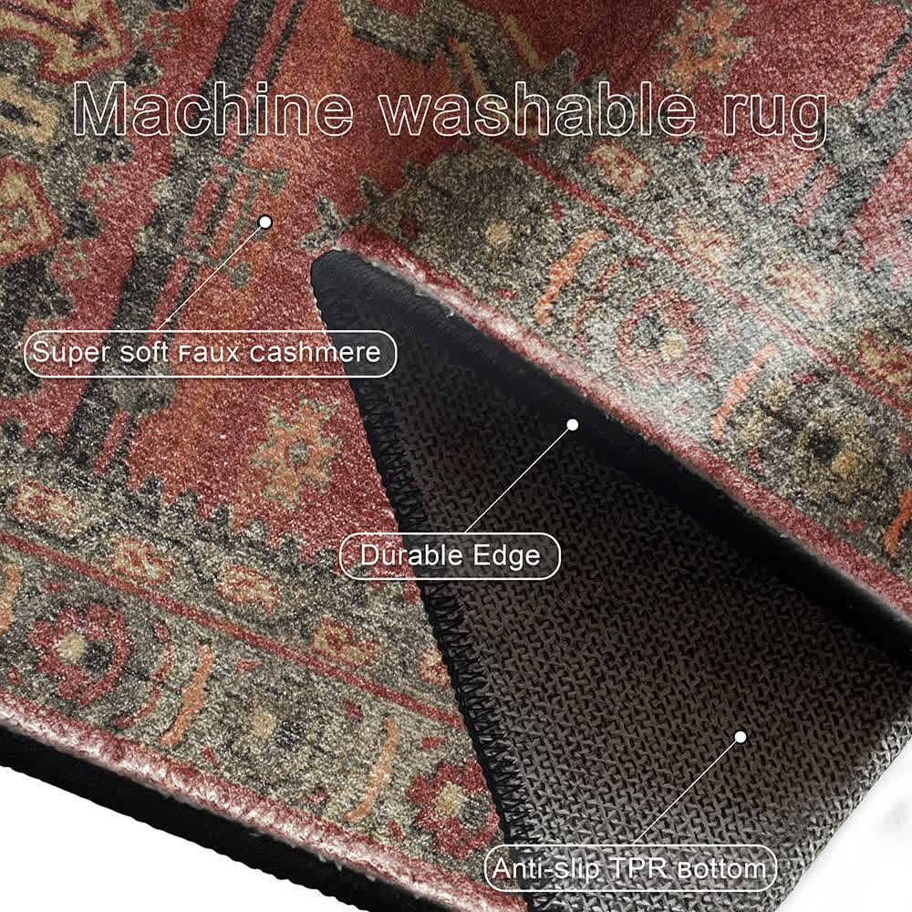 Persian Geometric Decorative Anti-slip Area Rug