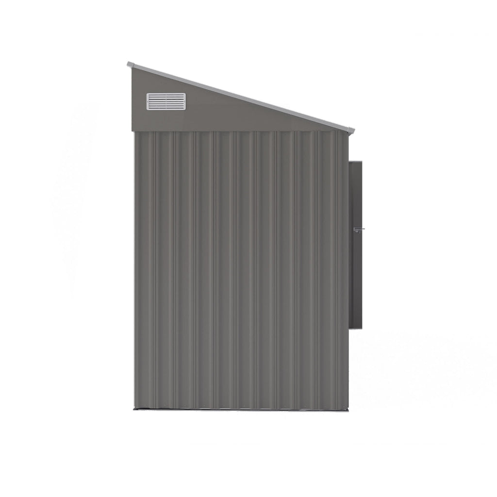 Storage Shed with Single Hinge Door