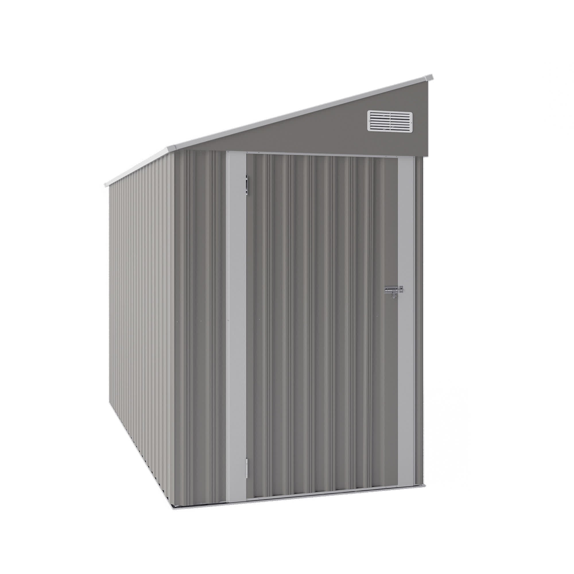 Storage Shed with Single Hinge Door