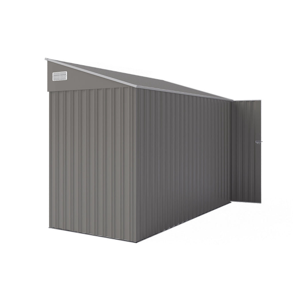 Storage Shed with Single Hinge Door