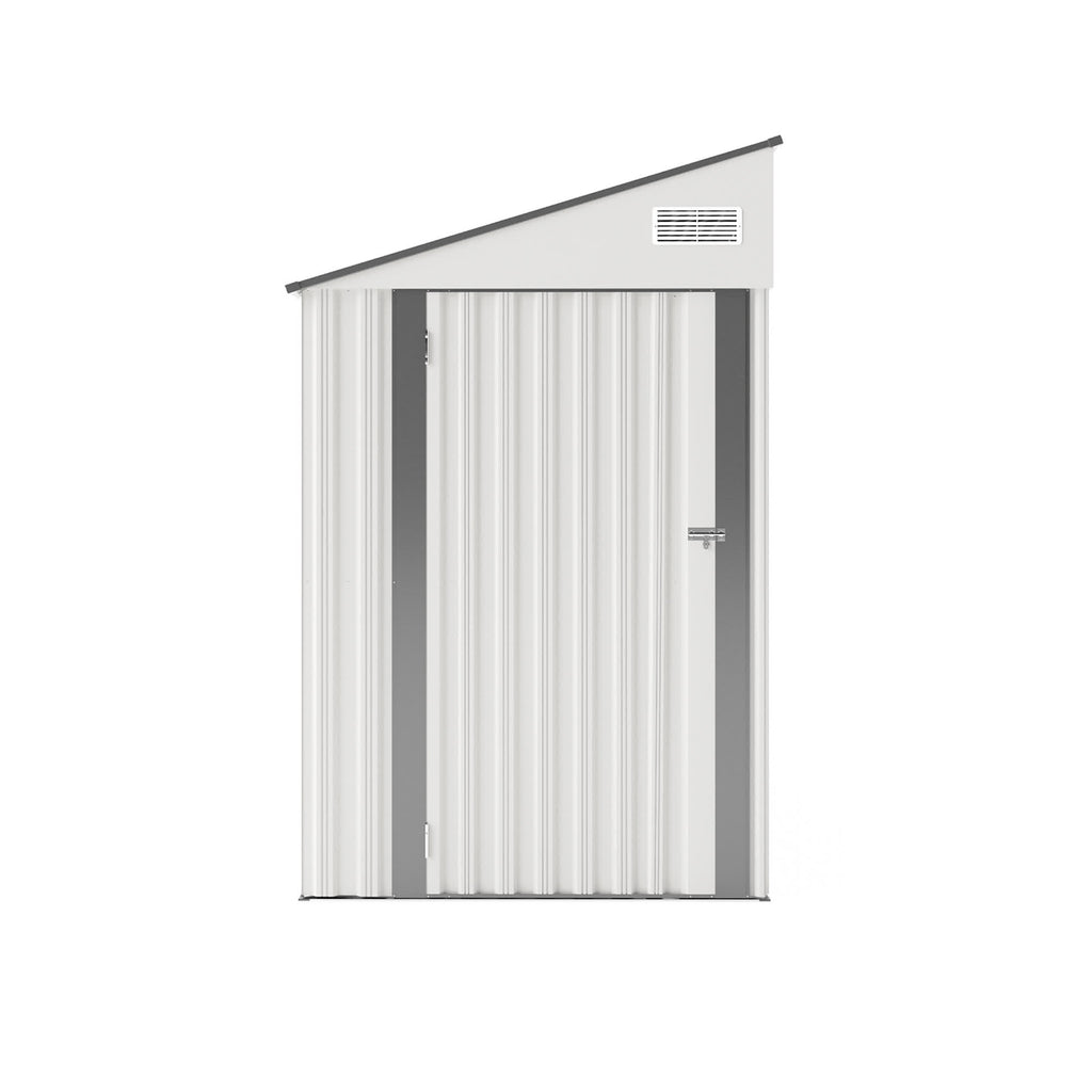 Storage Shed with Single Hinge Door