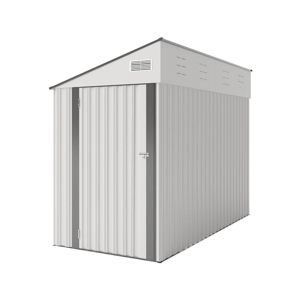 Storage Shed with Single Hinge Door