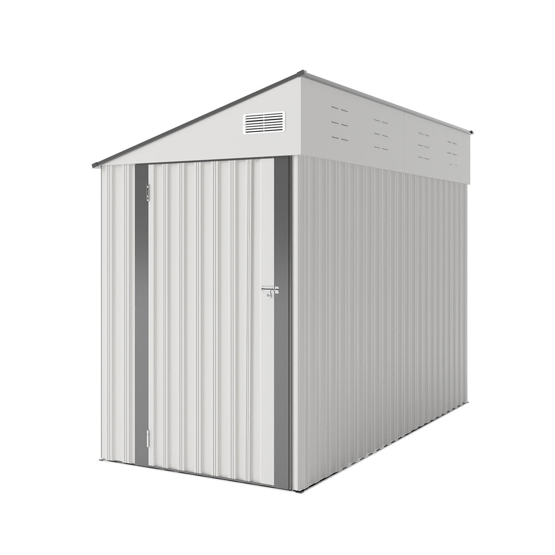 Iffhome Storage Shed with Single Hinge Door